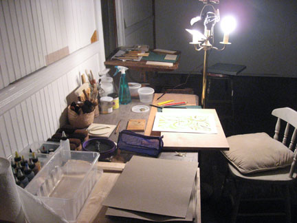 Moku Hanga Table